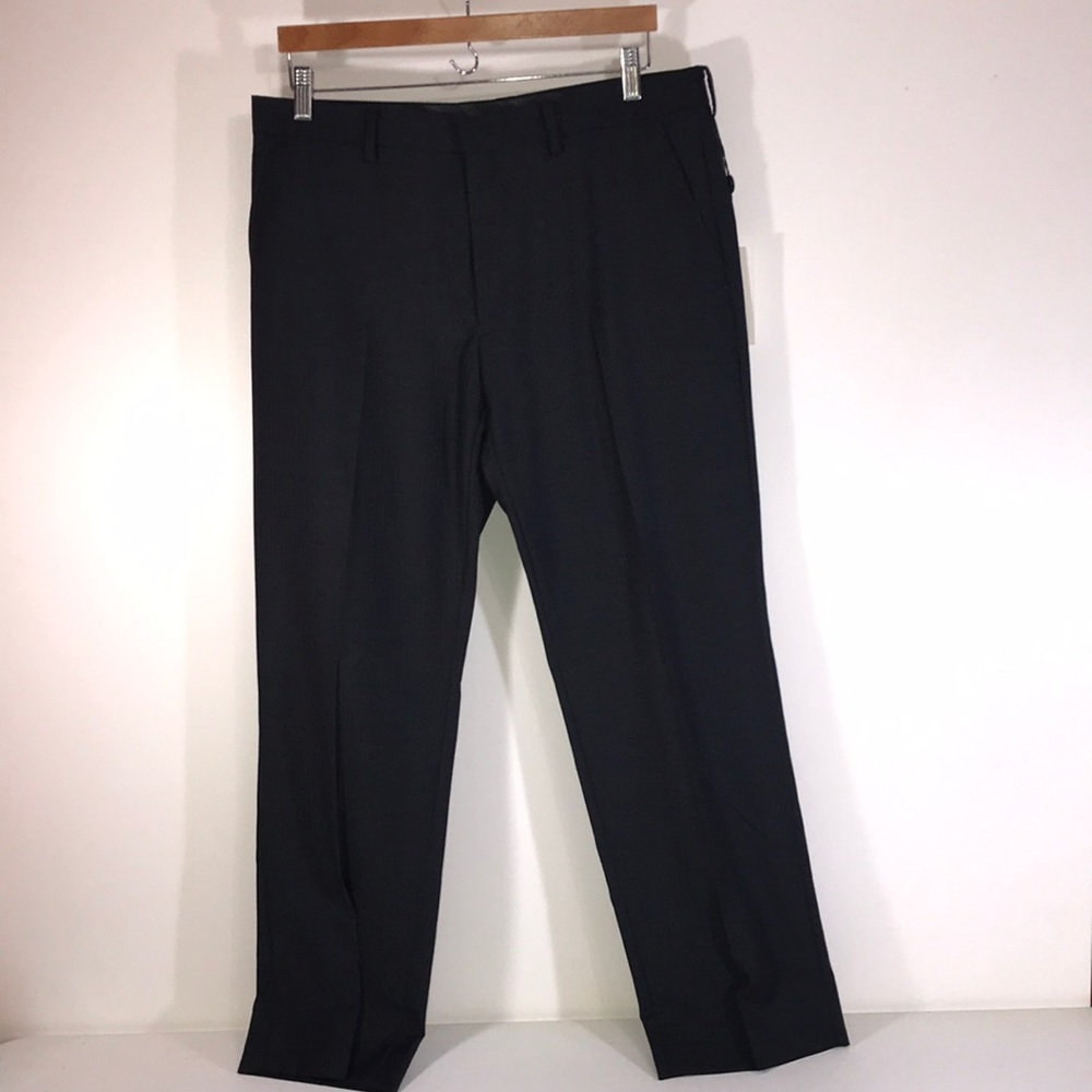 Calvin Klein, Black, Slim Fit, Dress Pants, 33W X 30L